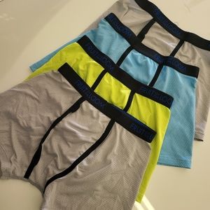 Boys boxers4 pair size 10-12 medium breathable silky boxers